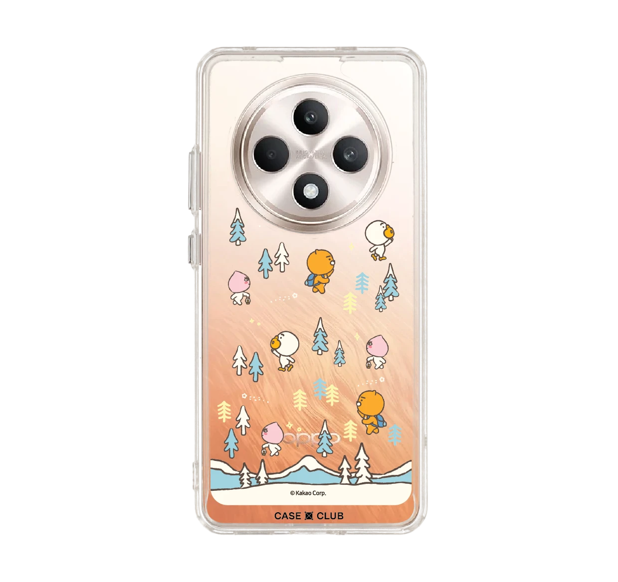 เคสใส oppo reno 12f kakao winter sticker